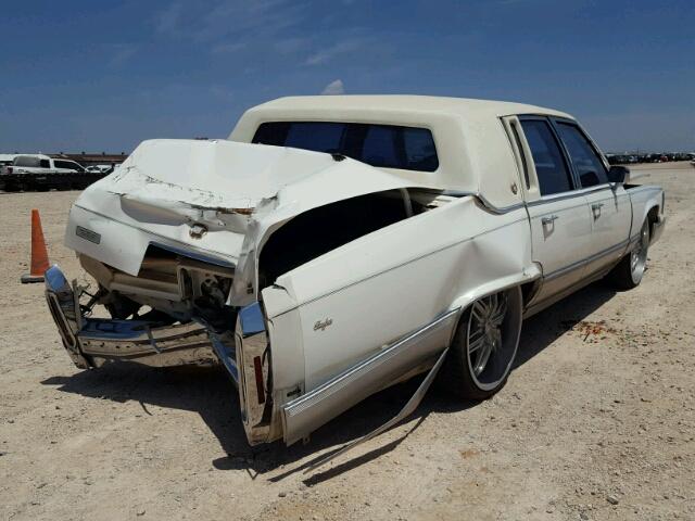 1G6DW5475MR715039 - 1991 CADILLAC BROUGHAM WHITE photo 4