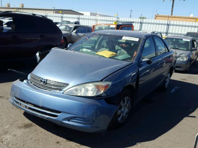 4T1BE32K33U201281 - 2003 TOYOTA CAMRY LE ლურჯი ფოტო 2