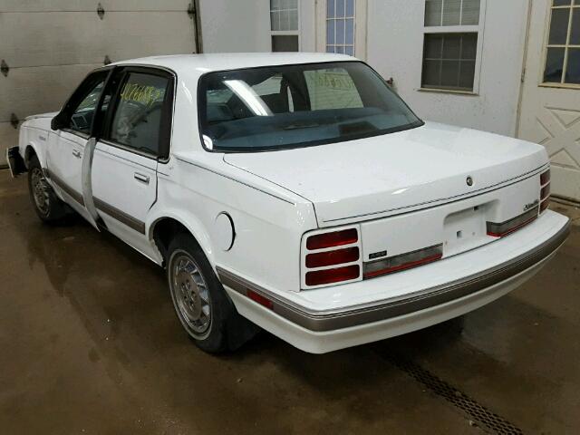 1G3AJ55M7S6369433 - 1995 OLDSMOBILE CIERA SL WHITE photo 3