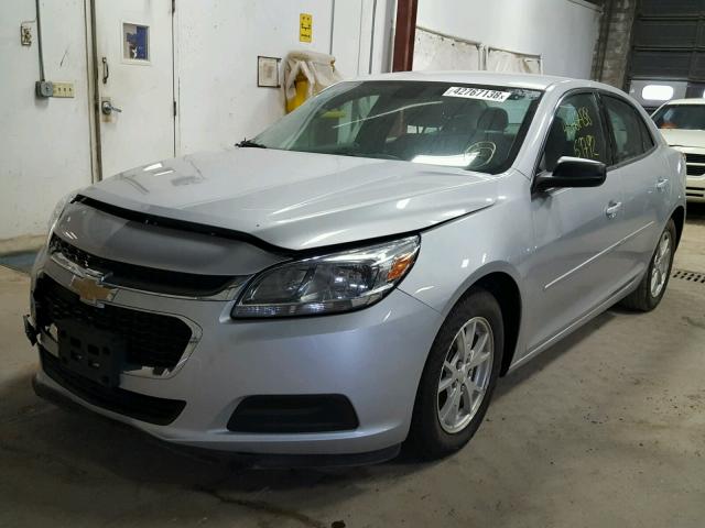 1G11A5SL1EF218760 - 2014 CHEVROLET MALIBU LS ვერცხლისფერი ფოტო 2