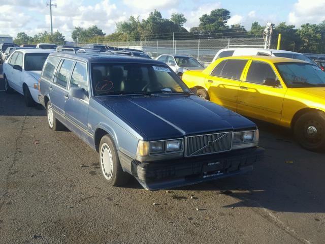 YV1FX8851K2216350 - 1989 VOLVO 740 BLUE photo 1