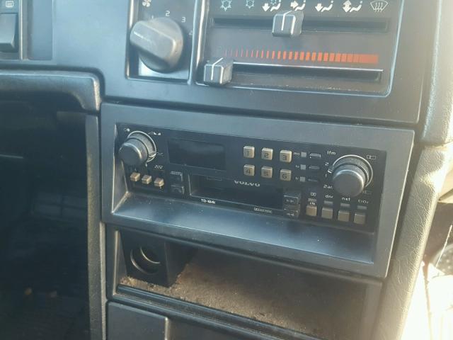 YV1FX8851K2216350 - 1989 VOLVO 740 BLUE photo 9