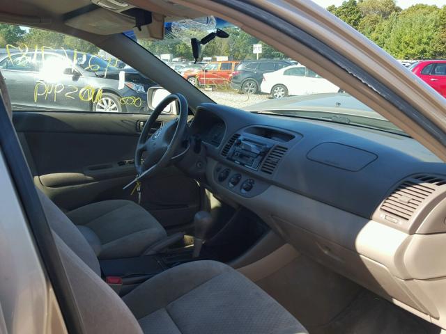 4T1BE32K34U893088 - 2004 TOYOTA CAMRY TAN photo 5