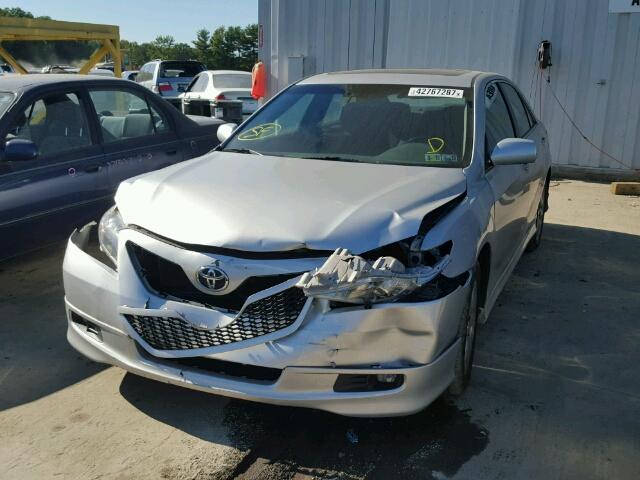 4T1BE46K39U300644 - 2009 TOYOTA CAMRY BASE SILVER photo 2