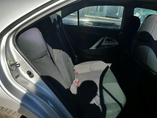 4T1BE46K39U300644 - 2009 TOYOTA CAMRY BASE ვერცხლისფერი ფოტო 6