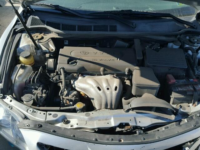4T1BE46K39U300644 - 2009 TOYOTA CAMRY BASE ვერცხლისფერი ფოტო 7