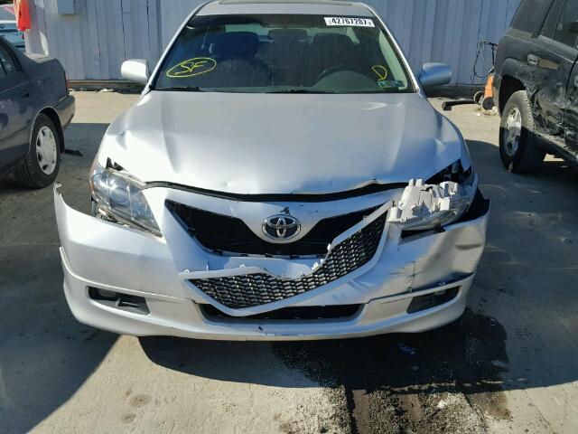 4T1BE46K39U300644 - 2009 TOYOTA CAMRY BASE SILVER photo 9