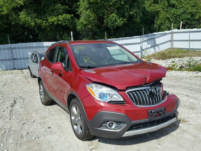 KL4CJESB1DB075378 - 2013 BUICK ENCORE RED photo 1