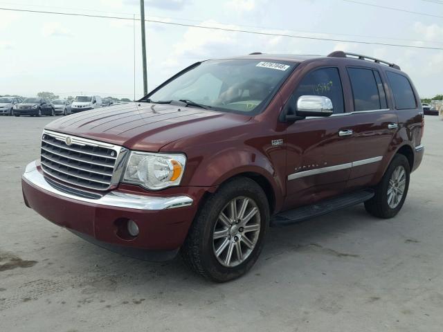 1A8HW58287F515638 - 2007 CHRYSLER ASPEN LIMI BURGUNDY photo 2