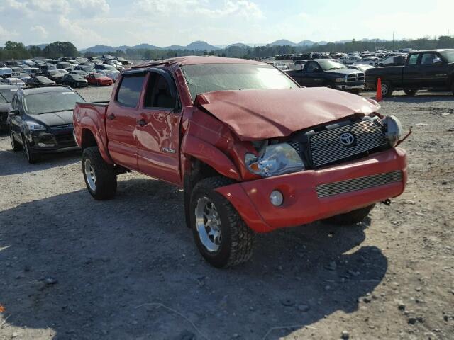 5TELU42N28Z581563 - 2008 TOYOTA TACOMA DOU RED photo 1