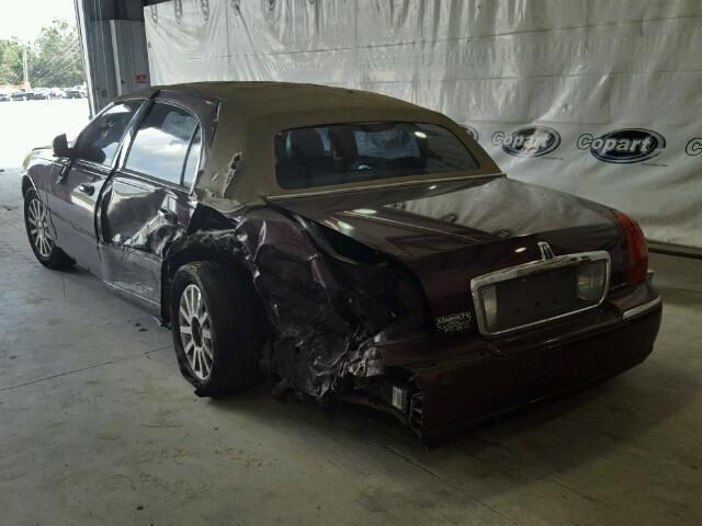 1LNHM81W06Y601777 - 2006 LINCOLN TOWN CAR MAROON photo 3