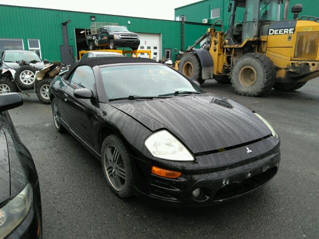 4A3AE75H03E211684 - 2003 MITSUBISHI ECLIPSE BLACK photo 1