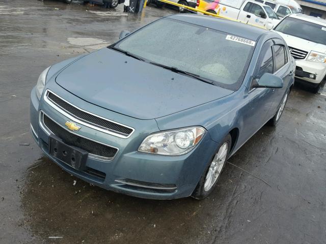 1G1ZH57BX9F145327 - 2009 CHEVROLET MALIBU 1LT ლურჯი ფოტო 2