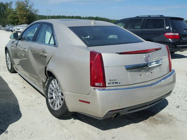 1G6DG5E58D0128820 - 2013 CADILLAC CTS LUXURY BEIGE photo 3