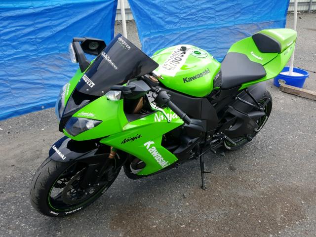 JKAZXCE118A003902 - 2008 KAWASAKI ZX1000 E GREEN photo 2