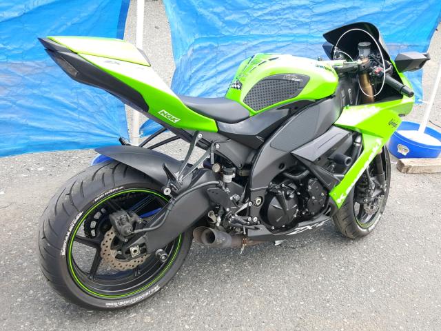 JKAZXCE118A003902 - 2008 KAWASAKI ZX1000 E GREEN photo 4