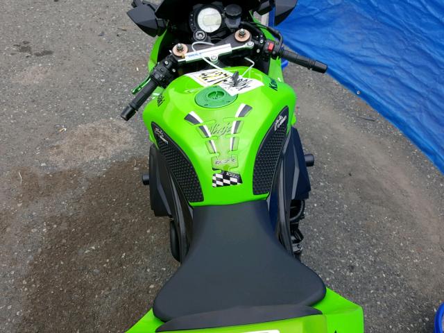 JKAZXCE118A003902 - 2008 KAWASAKI ZX1000 E GREEN photo 5