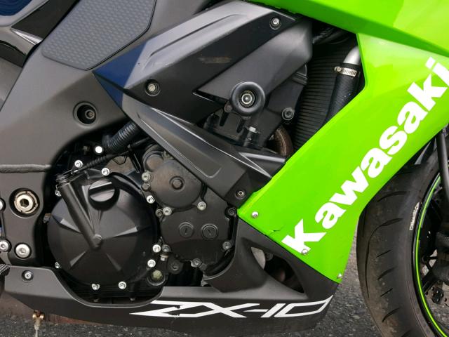 JKAZXCE118A003902 - 2008 KAWASAKI ZX1000 E GREEN photo 7