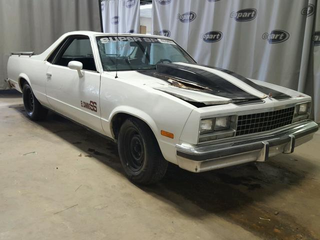 1GCCW80H1ER128802 - 1984 CHEVROLET EL CAMINO WHITE photo 1