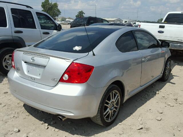 JTKDE177950009033 - 2005 TOYOTA SCION TC SILVER photo 4