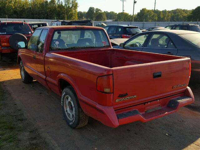 1GTCS19Z6RK514192 - 1994 GMC SONOMA RED photo 3