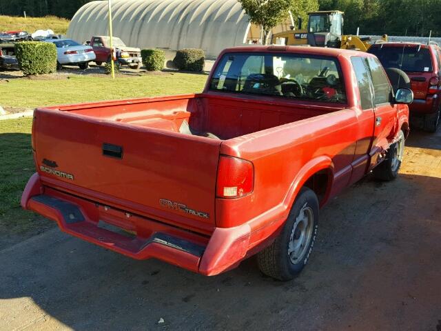 1GTCS19Z6RK514192 - 1994 GMC SONOMA RED photo 4