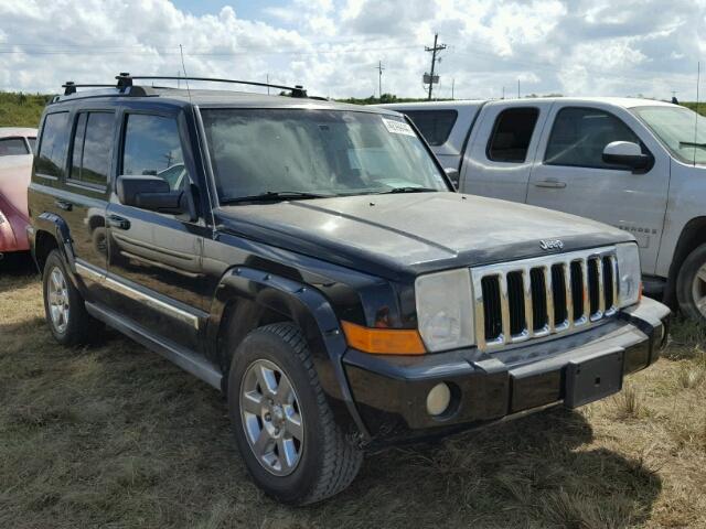 1J8HH58P87C585292 - 2007 JEEP COMMANDER შავი ფოტო 1