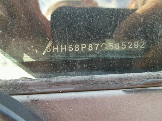 1J8HH58P87C585292 - 2007 JEEP COMMANDER შავი ფოტო 10