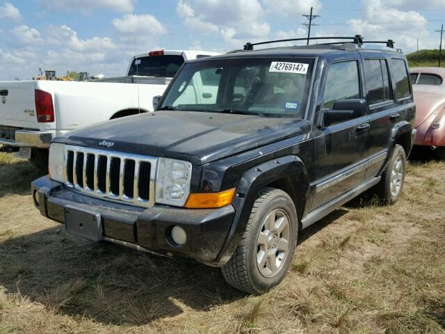 1J8HH58P87C585292 - 2007 JEEP COMMANDER შავი ფოტო 2