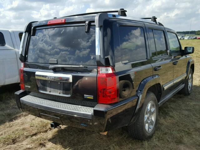 1J8HH58P87C585292 - 2007 JEEP COMMANDER შავი ფოტო 4