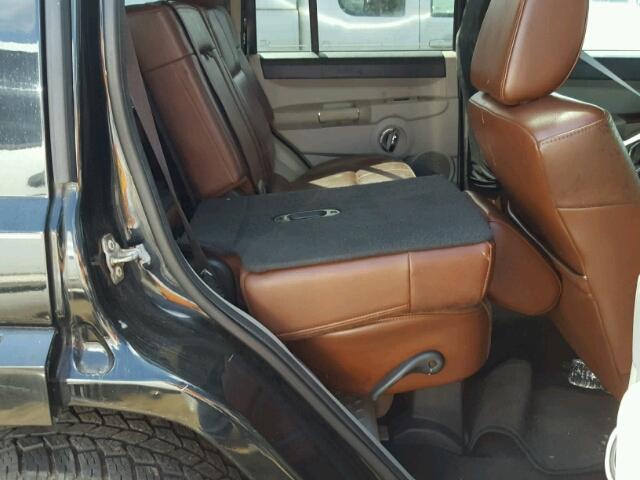 1J8HH58P87C585292 - 2007 JEEP COMMANDER შავი ფოტო 6