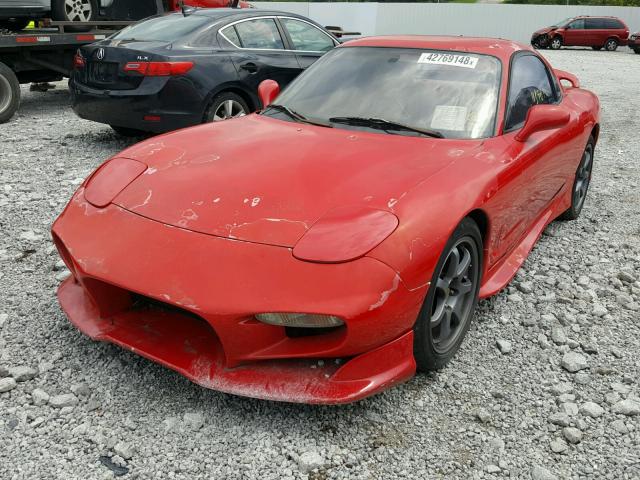 JM1FD331XP0200088 - 1993 MAZDA RX7 RED photo 2