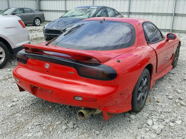 JM1FD331XP0200088 - 1993 MAZDA RX7 RED photo 4