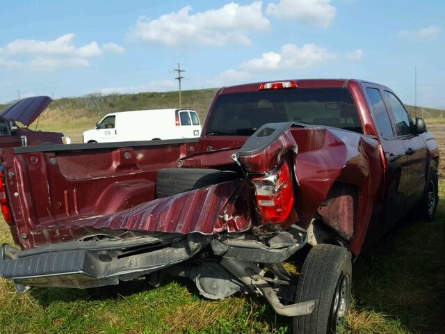 1GCRCPEH6FZ306677 - 2015 CHEVROLET SILVERADO RED photo 4