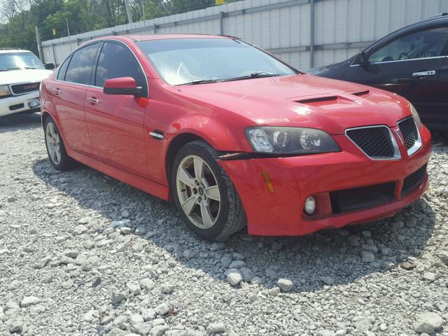 6G2EC57Y18L131915 - 2008 PONTIAC G8 GT RED photo 1