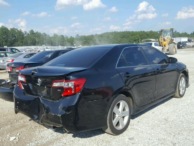 4T1BF1FKXEU470862 - 2014 TOYOTA CAMRY BLACK photo 4