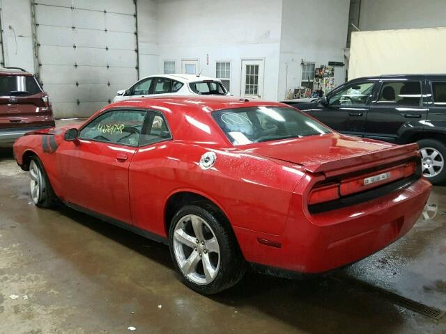 2C3CDYBT8CH269696 - 2012 DODGE CHALLENGER RED photo 3