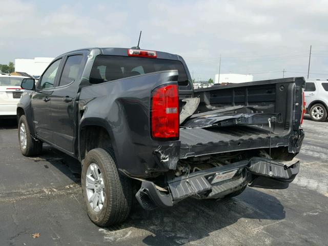1GCGSCE13G1100190 - 2016 CHEVROLET COLORADO L GRAY photo 3