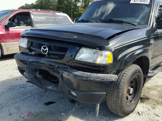 4F4YR16U84TM11859 - 2004 MAZDA B3000 BLACK photo 9