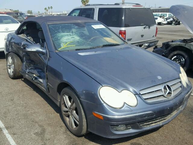 WDBTK56G66T064266 - 2006 MERCEDES-BENZ CLK 350 BLUE photo 1