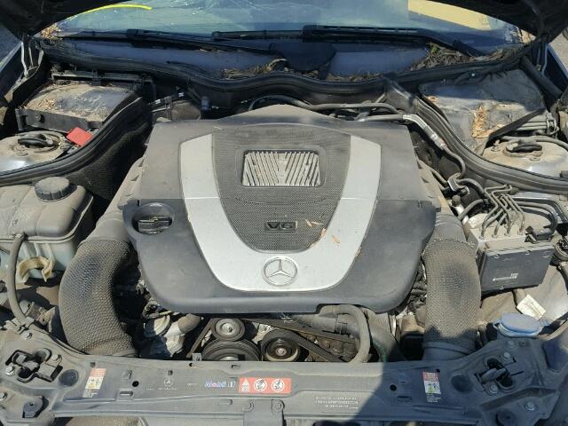 WDBTK56G66T064266 - 2006 MERCEDES-BENZ CLK 350 BLUE photo 7