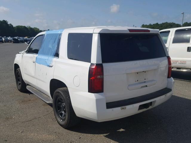 1GNLCDEC3HR313511 - 2017 CHEVROLET TAHOE POLI WHITE photo 3