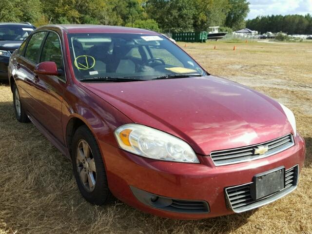 2G1WB5EK5A1252188 - 2010 CHEVROLET IMPALA RED photo 1