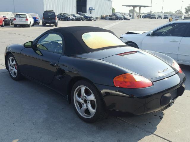 WP0CB29862U660146 - 2002 PORSCHE BOXSTER S BLACK photo 3