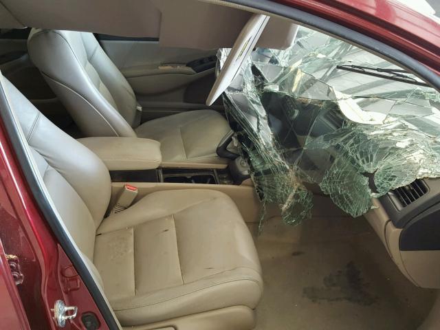 2HGFA16929H359282 - 2009 HONDA CIVIC EXL Tünd qırmızı foto 5