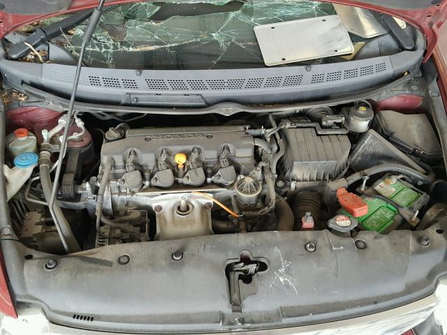 2HGFA16929H359282 - 2009 HONDA CIVIC EXL Tünd qırmızı foto 7