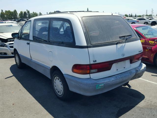 JT3AC11RXN1033589 - 1992 TOYOTA PREVIA DLX WHITE photo 3