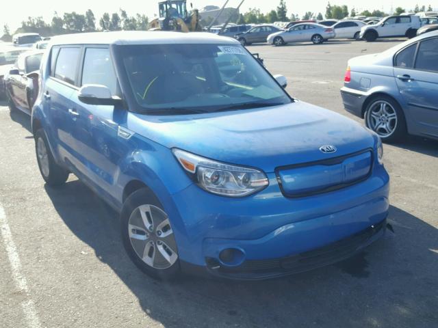 KNDJP3AE4H7019598 - 2017 KIA SOUL EV + BLUE photo 1