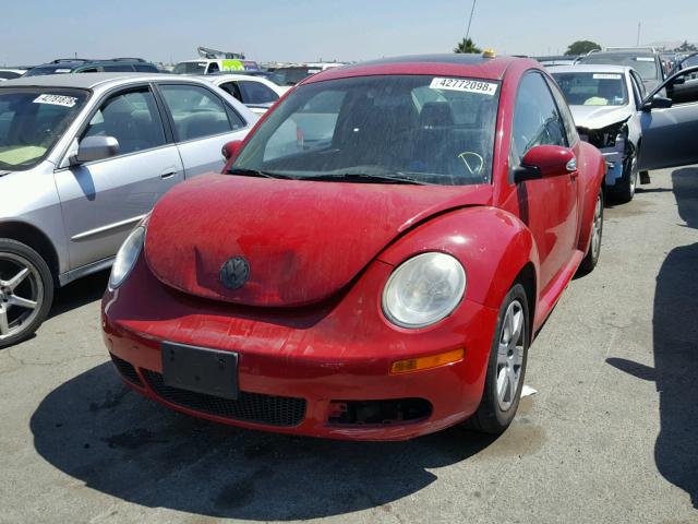 3VWRG31C87M515930 - 2007 VOLKSWAGEN NEW BEETLE წითელი ფოტო 2