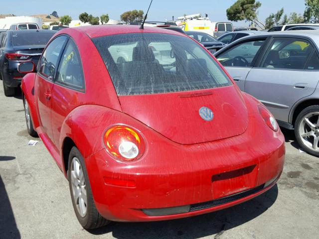 3VWRG31C87M515930 - 2007 VOLKSWAGEN NEW BEETLE წითელი ფოტო 3